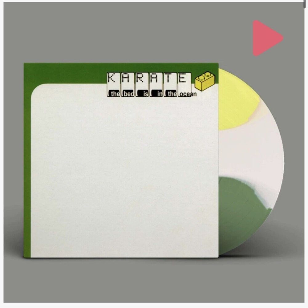 *RARE Karate The Bed is in The Ocean Tri Color Vinyl‎ New Sealed